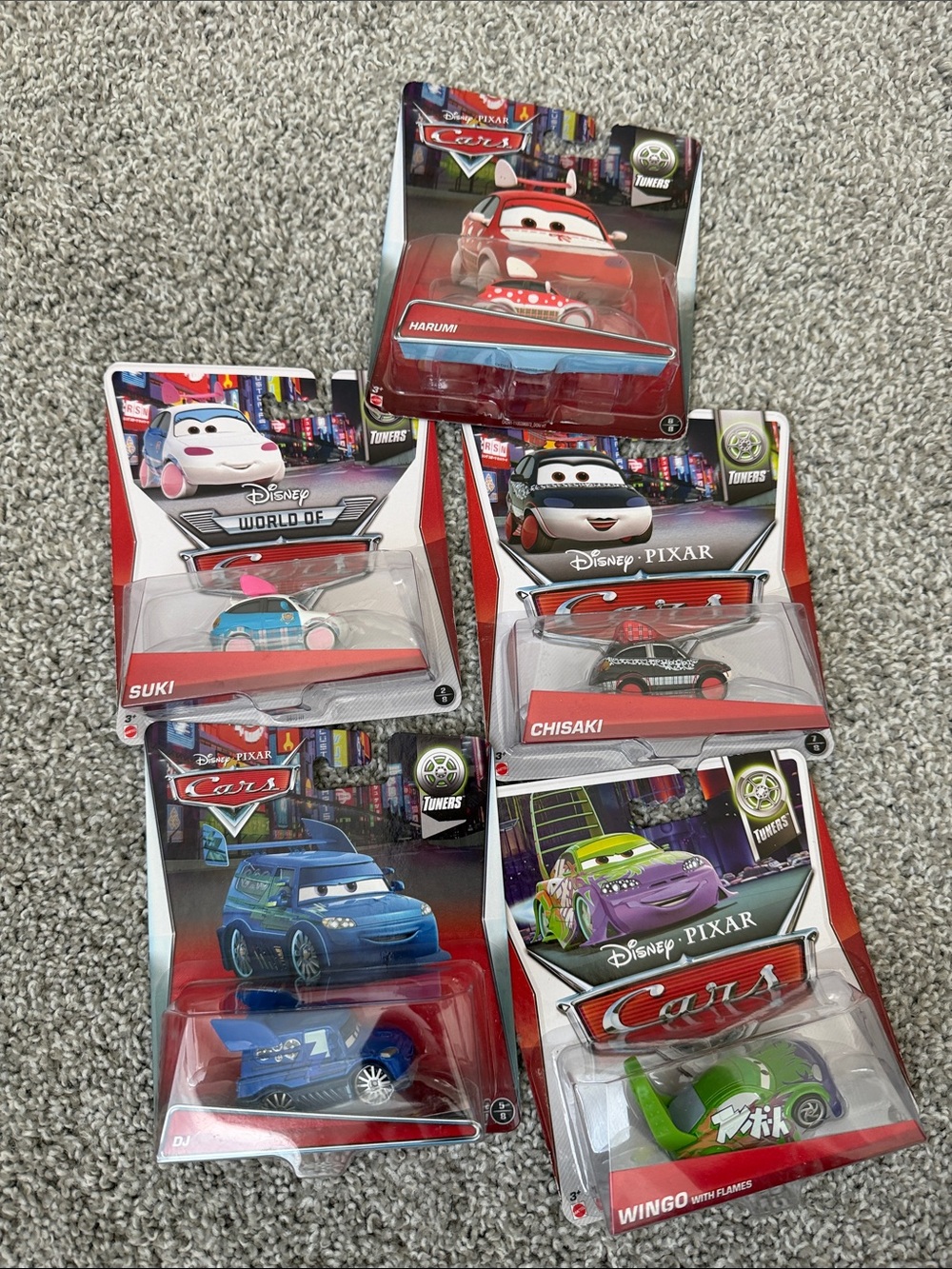 Bundle! New! Cars Assorted Die-Cast Toy Cars - Red, Blue, Green, Pink, Black